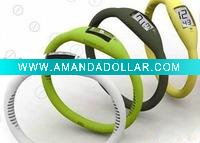 Wholesale Sport minus ion silicone watch Tube packing waterproof ATM3 w004