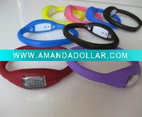 Wholesale New band Ion Silicone Watch( silicone gift watch )(silicone sport watch)