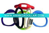 Wholesale ion silicone watch/silicone sports watch/promotional silicone watch