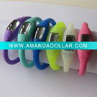 Wholesale silicone business promotional watch,silicone sport watch