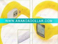 Wholesale Digital silicone rubber sports watch