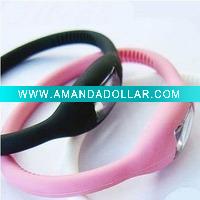 2010 fashion silicone ion Wrist sport watch