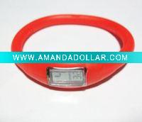 waterproof silicone sport watch