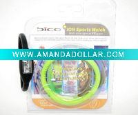 Wholesale silicone ion watch/ion sports watch/promotional silicone watch