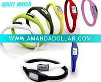 sport silicone watch.wrist band