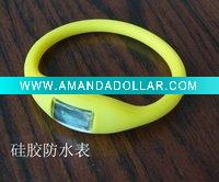 Wholesale sport silicon watch(anion silicon watch silicon sports watch)