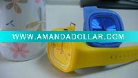 Wholesale fashion silicone slap watch.Ring pops silicone watch.silicone watch,silicone ion watch,sports watch