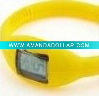 Wholesale silicone sports watch/ion silicone watch/silicone wristband watch/anion silicone watch