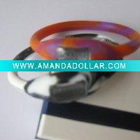 Wholesale tie dye silicone sport watch tie dye colors with CE and RoHs