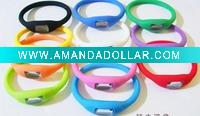 silicon wristband watch