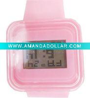 digital silicone watch