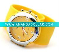 Wholesale The newest style hot selling silicone snap watch