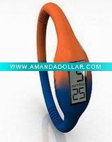 DX digital silicone watch