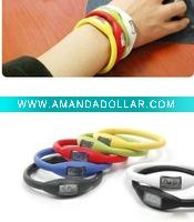 Wholesale 2010 fashional rubber silicone watch shrink packing waterproof ATM3 w003