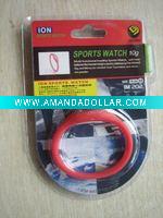 Wholesale ion sports silicone watch 3atm blister pack