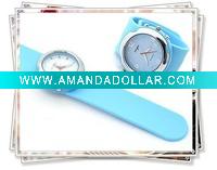 Wholesale sport silicone slap watch