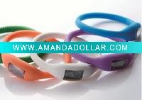 Silicone watch/ion silicone watch/silicone sport wristband