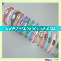 Wholesale silicone ion sports elastic watches colours band