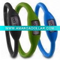 Wholesale 2011 promotional sale digital sports silicone anion watch/orologio