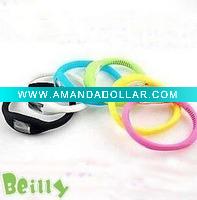 Silicon fashion multicolour v s sport wrist watch
