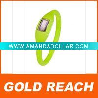 rubber ion sports wristband watch