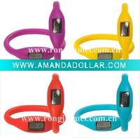 Wholesale silicone ion sports wrist bracelet watch