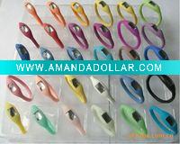 Wholesale sport silicone wristband anion watch