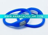 Colorful sport ion silicone watch