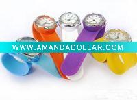 Wholesale 2011 latest sport Automatic silicone snap watch