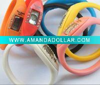 Wholesale 2011 new fashion sports silicone ion watch with jewel for gift