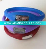 digital sport silicone watch silicon ion watch bracelet