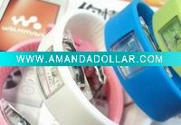 Wholesale 2011 hot design silicon gum watch