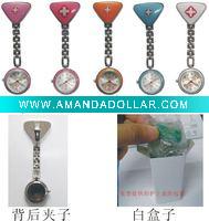 Wholesale Free Shipping high quality JAPAN movement new style silver dolphin nurse brooch Pendant Pocket quartz nurse hang watch