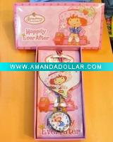 Wholesale wholesale christmas gift strawberry girl pendant watch for kids cartoon watch mix order cartoon watch C75-07