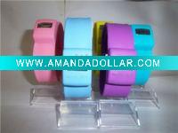 Wholesale Fashion silicone digital snap watch