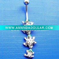 Wholesale Fashion Belly Rings 316L Steel Navel Ring Body Jewelry BR8108
