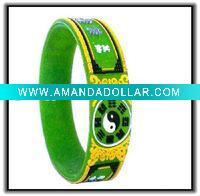Wholesale 2011 Printed Silicone Bracelet