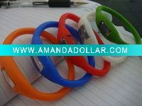 Wholesale silicone watch with ions