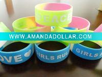 Wholesale 2011 fashiion silicon rubber bracelet silicon wristband