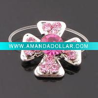 Wholesale fashion diamond solitare toe ring.
