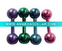 Wholesale Dangling Double CZ Gem Belly Ring
