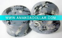 Wholesale Fashion Resin Stone Ear Plug Body Jewelry