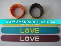 Wholesale Silicone Promotional Slapwarp Wristbands