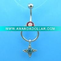 Wholesale hot selling body jewelry,letter navel piercing,piercing punches,dermal piercing