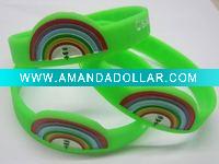 Wholesale Charming Customized Shape Silicone Bracelet