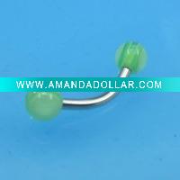 Wholesale belly ring/stainless steel jewelry/surgical steel body jewelry,uv piercing jewelry