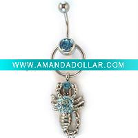Wholesale belly ring/body jewelry/stainless steel jewelry,titanium piercing