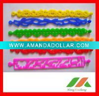 Wholesale Multi Tattoo Shapes Hollow Silicone Bracelet with high quality