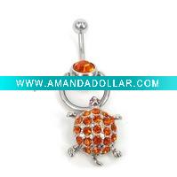 Wholesale fashion navel belly piercing body jewelry,stainless steel body jewelry,diamond body jewelry diamond belly ring