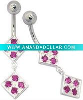 Wholesale fashion fancy body jewelry+body belly piercing jewelry